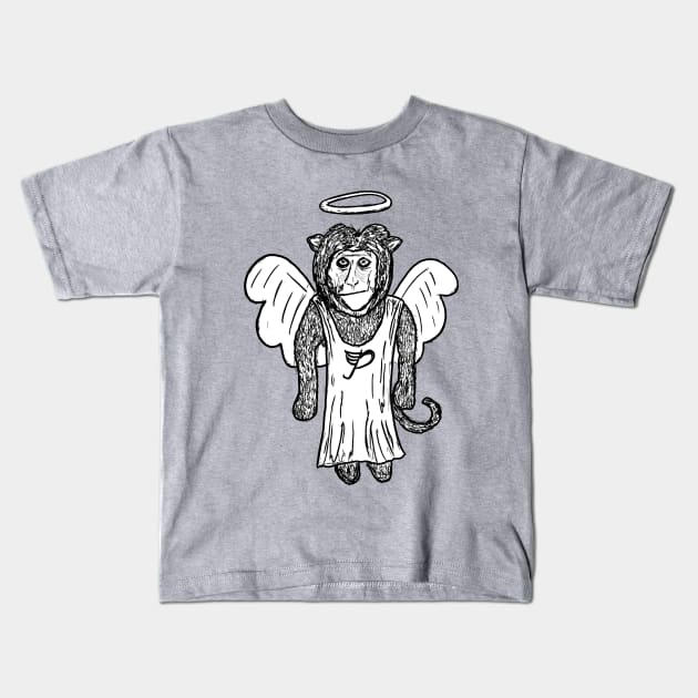 Monkey Gone to Heaven Pixies Band Kids T-Shirt by Jamie Collins